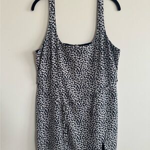 Abercrombie & Fitch Black Dress with White Label